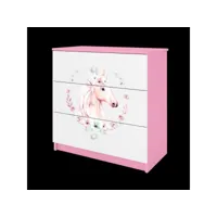 commode babydreams cheval rose