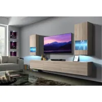 ensemble meuble tv next 21 an21-18s-m3-1a sonoma 226 cm vivadiscount-7083