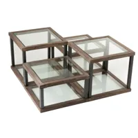 tables basses gigognes set de 4 - cubic
