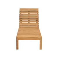 chaise longue bois de teck solide