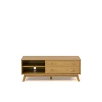 kensal - meuble tv design bois - couleur - bois clair 104224001012