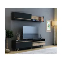 ensemble meuble tv mona 180 cm gris azura-39911