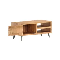 table de salon 90x45x40 cm bois d'acacia massif