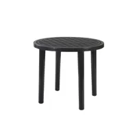 table tossa ø860 - resol - vert - polypropylène 860x860x730mm