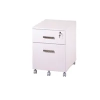 caisson de bureau 2 tiroirs ineo blanc avec plumier wxcma302tg