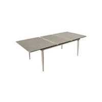 table rectangulaire extensible 6 à 10 personnes inari muscade