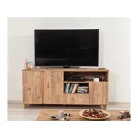 meuble tv mila 160 cm bois azura-39997