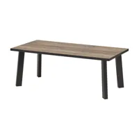 table basse industrielle coloris bois hidalgo