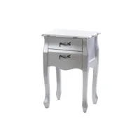 table d'accouchement en bois argent 45x34x69 cm