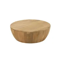 paris prix - table basse en bois camille 88cm naturel
