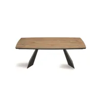 table extensible 250 cm avec plateau en chêne brut gilmour