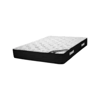 matelas 160x200 black mattress - ressorts - hauteur 25 cm - soutien très ferme ebac literie - fabricant français