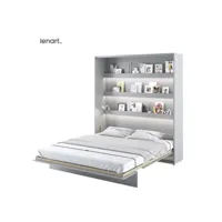 lenart lit escamotable bed concept 13 180x200 vertical gris mat