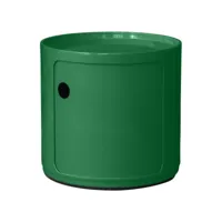 meuble conteneur de rangement - 1 tiroir - caracas vert foncé