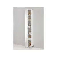 armoire contemporaine de salle de bain tara / coloris : blanc