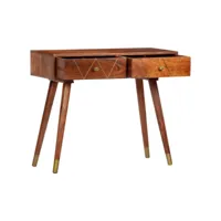 table console - table d'appoint 90x35x76 cm bois d'acacia massif