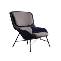 rockwell - fauteuil contemporain bicolore