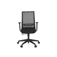 chaise de bureau chaise bureau coniston tissu noir hjh office