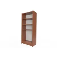 étagère bibliothèque bois  chocolat etabib-ch
