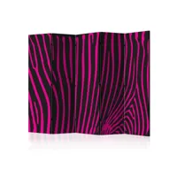 paravent - zebra pattern (violet) ii [room dividers] [225x172]