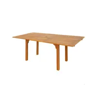 table extensible aktive 200 x 74 x 100 cm bois d'acacia