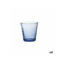 set de verres duralex prisme bleu 4 pièces 275 ml (12 unités)