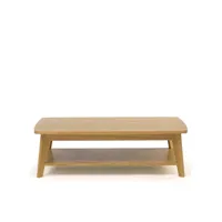 kensal - table basse 2 plateaux bois - couleur - bois clair 104221001012