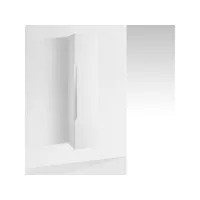 colonne de salle de bain laqué blanc mat selb l 35 cm