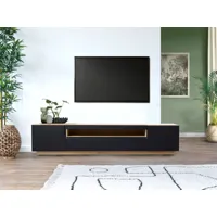 boboxs meuble tv 200 cm dalia marron clair