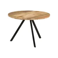 table cuisine - table à dîner 110x75 cm bois de manguier massif