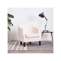 fauteuil  fauteuil de relaxation fauteuil salon beige tissu meuble pro frco44967