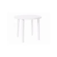 table tossa ø860 - resol - blanc - polypropylène 860x860x730mm