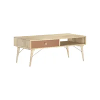 table basse 118 x 57 x 45 cm bois de manguier massif 287875