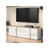 meuble tv mussa 180cm - chêne/cachemire
