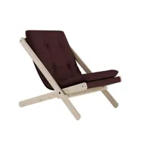 fauteuil futon boogie hêtre massif coloris marron 20100996268