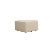 pinot - pouf pour canapé modulable en tissu beige - made in france
