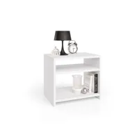 mobili fiver, table de nuit martino, frêne blanc, made in italy