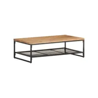 table basse table de salon  bout de canapé 110x60x35 cm bois d'acacia massif meuble pro frco11877