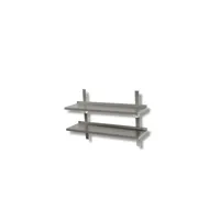 2 console étageres - ristopro -  - inox aisi430 1300x300x40mm