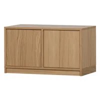 armoire partie de la série modulaire en bois de chêne - naturel - modulair modulair coloris naturel