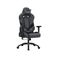 fauteuil de bureau chaise gaming gamer hauteur réglable gris noir helloshop26 12_0000399
