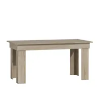 table moderne, couleur : chêne sonoma, d : h : 75 cm, l : 160 cm, p : 80 cm , table salon,