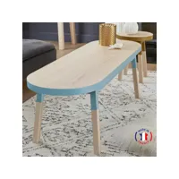 table basse banc 140 cm, 100% frêne massif eg1-002bb
