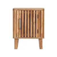 table de chevet 40 x 30 x 50 cm bois d'acacia massif