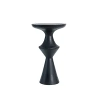 light & living table d'appoint loboc - noir - 37,5x14x63,5cm 6778612