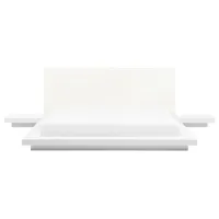 lit japonais en bois blanc 160 x 200 cm zen 153235