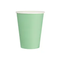 gobelet simple paroi 340 ml - lot de 1000 - fiesta - vert - polyéthylène x110mm