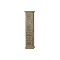 colonne de salle de bain en bois avec porte en bois gauche - hanoï