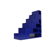 escalier cube de rangement hauteur 150cm  bleu foncé esc150-df