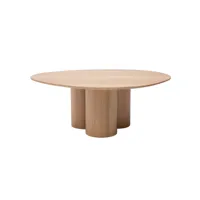 table basse design bois clair l100 cm hollen